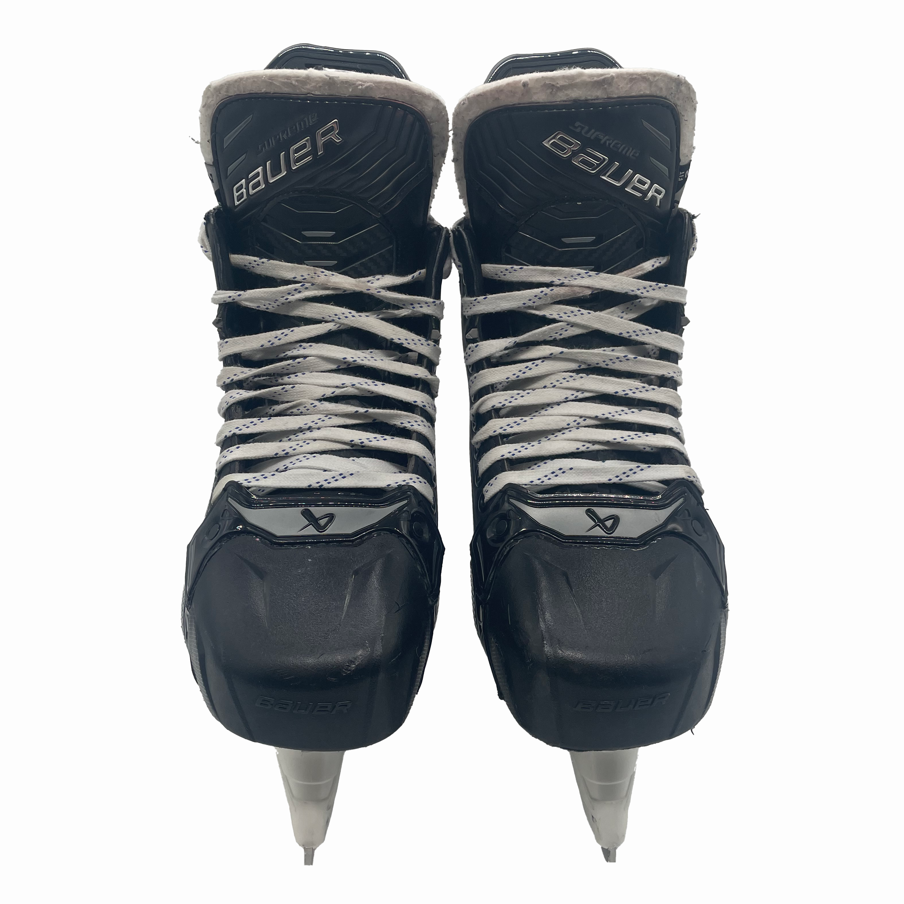 Bauer Supreme Shadow - Patins de hockey Pro Stock d'occasion - Taille 7 Fit 2 (Bleu)